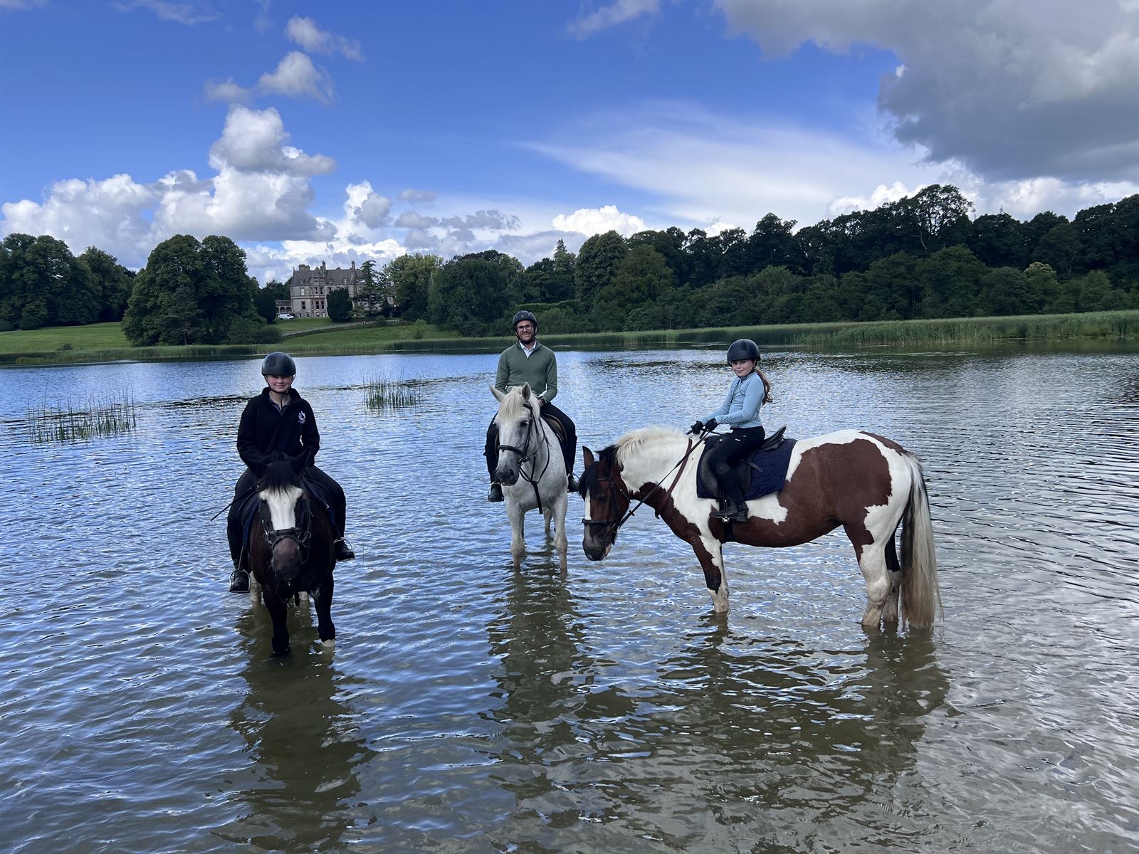 Scott Herdic horseback riding